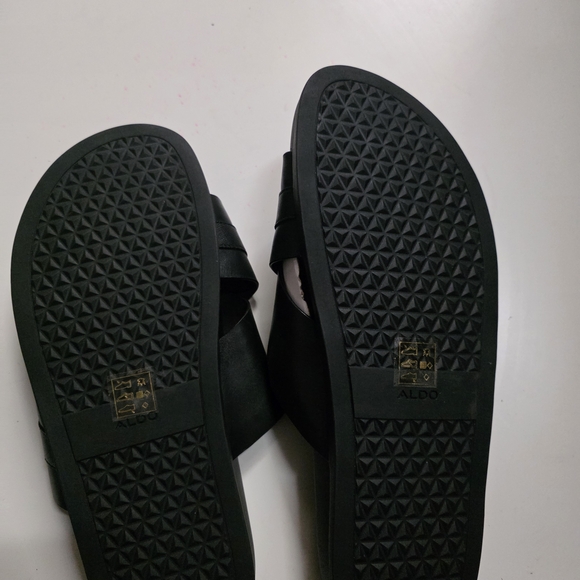ALDO Women\'s Black Slide Sandals